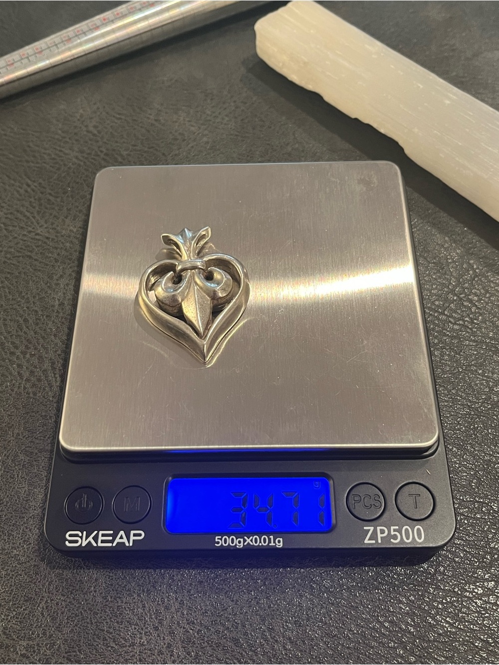 King Baby Studio Sterling Heart Pendant